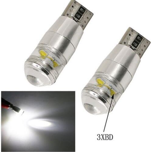 2x 15W T10 LED W5W Car LED Cree Chip Bulbs Auto Lamp Light Projector Lens for kia sportage cerato soul sorento Forte Carens k3