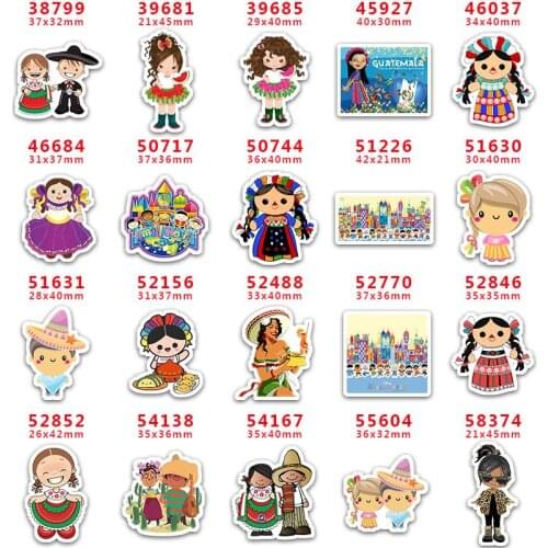 30 pcs Resins Flatback for Hair Bows Planar Resin Crafts Custom Resin for DIY Phone Decorations PR38799