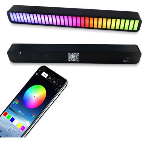 32 bit RGB Sound Control Music Atmosphere Light USB Dazzling Colorful Light Spectrum USB Atmosphere Rhythm Light