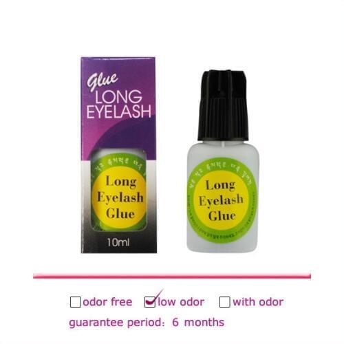 5 Pcs Original Packing 2s Fast Drying Natural Low odor Long Eyelash Glue False Eyelash Adhesives Glue By Free Shipping