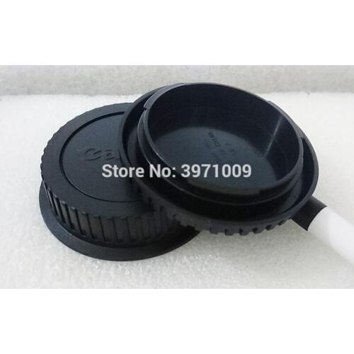50PCS/SLR camera body cap rear lens cap front cover for Canon