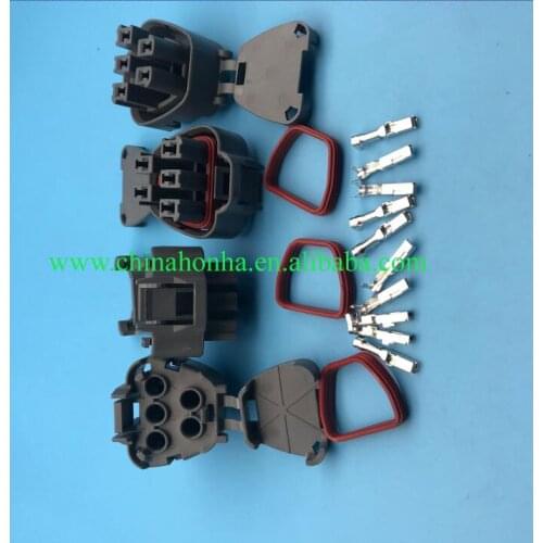 Free shipping 2pcs KET 5pin automotive waterproof plug MG 641521-4 auto wiring harness connector MG641521-4