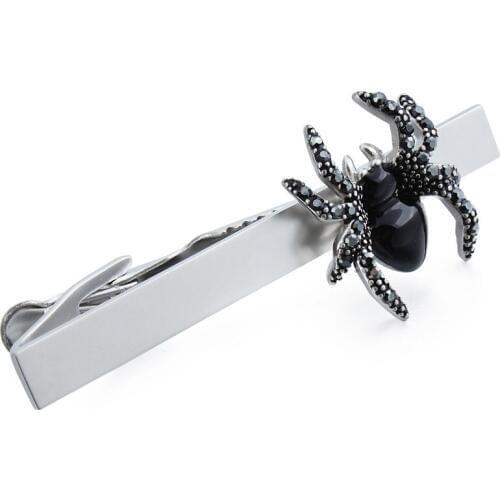 HAWSON Fashionable Spider Tie Clip/Bar/Tack/Pin/Clasp High Quality Mens Accessories/Jewelry Gift for Men Wholesale