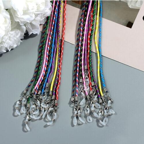 JUSTFEEL Simple Glasses Chain Face Mask Chain Necklaces Strap Non-slip Eyeglass Holder Cord Neck Sunglass Chain Unisex Jewelry