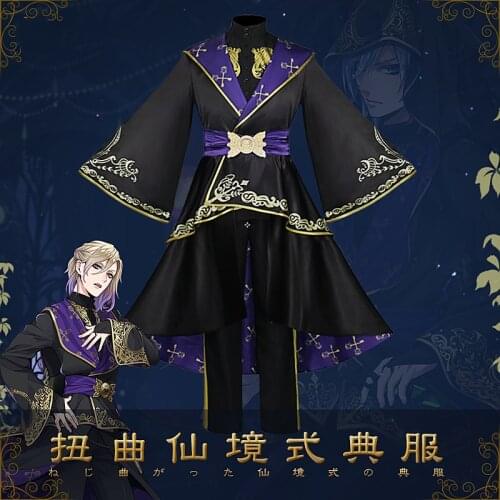 Game Twisted Wonderland Cosplay Costume Male Girl Kimono Dress Uniform Halloween Carnival Fancy Dress