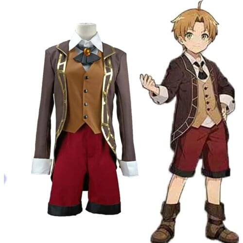 Mushoku Tensei Jobless Reincarnation Greyrat Rudeus Cosplay Costume custom-made