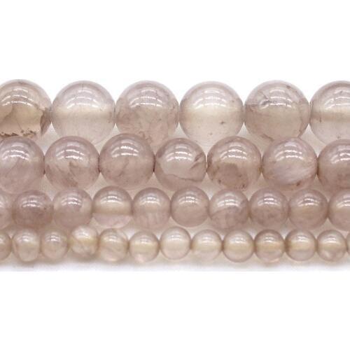 4mm 6mm 8mm 10mm Natural Grey Labradorite Jades Stone Transparent Crystal Round Beads for Jewelry Making Diy Bracelet Necklace