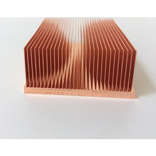 60*60*20mm Precision copper skiving fin Heatsink Radiator Cooling cooler For 3D printer CHIP Electronic Chip IC LED computer