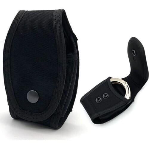 Hunting Waist Bag MOLLE Nylon Snap Button Holster Handcuff Holder Outdoor Tactical Accessories Wear Resistant Belt Pouch