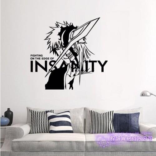 BLEACH Ulquiorra Cifer Car Decal Wall Sticker Cartoon Fans Vinyl Wall Stickers Car Decal Decor Home Decorative