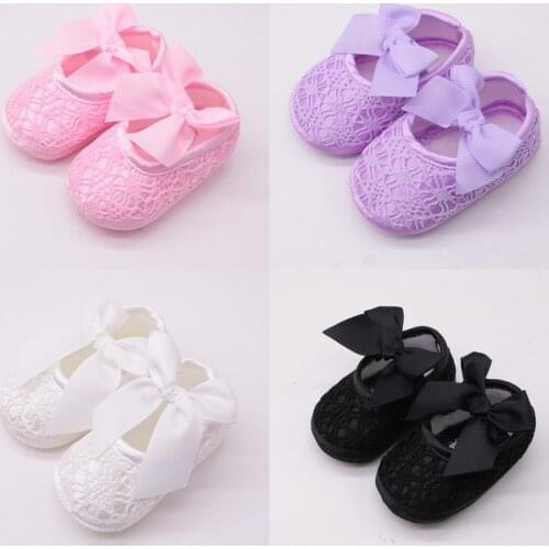 Anti-slip Prewalker Baby Newborn Toddler Girl Crib Shoes Pram Soft Sole Sneakers