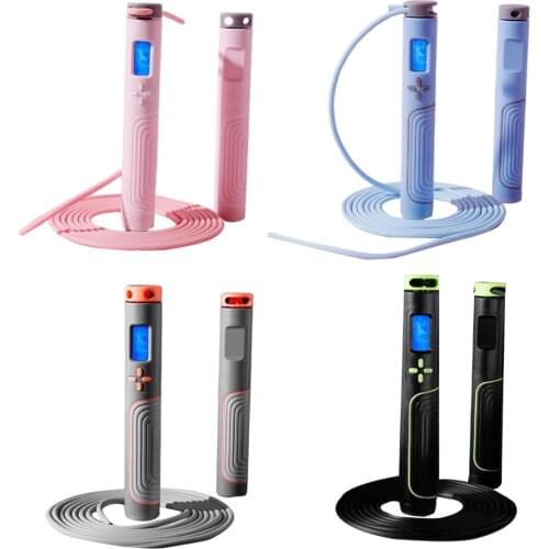 Adjustable Jumping Rope Digital Counting for Men Women Indoor Outdoor Calorie Consumption Workout Fitness Exercising Equipment