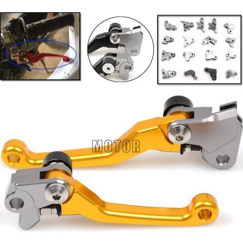 Motorcycle Motocross DirtBike Pit Dirt Bike Pivot Clutch Brake Levers For Beta 250 / 300 RR 2T 2013-2017 RR 2 T CNC Aluminum
