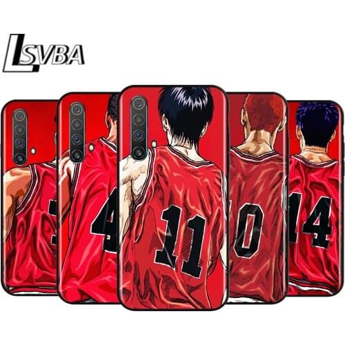 Slam dunk Sakuragi for OPPO Realme V15 X5 X3 X50 X7 X2 C17 C11 C3 C2 7 7i 6 6S 6i 5 3 2 Pro Soft Black Phone Case