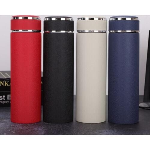 500ML Thermos Bottle With Filter Stainless Steel Business Office Cup Sports Mug Travel Mug Coffee Cup Tea Bottle