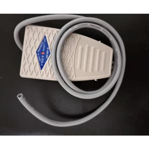 EKW-5A-B Foot Switch EKW5A-B Foot ON Pedal Metal Aluminum Shell Pedal Belt Food Control for spot welding machine welder