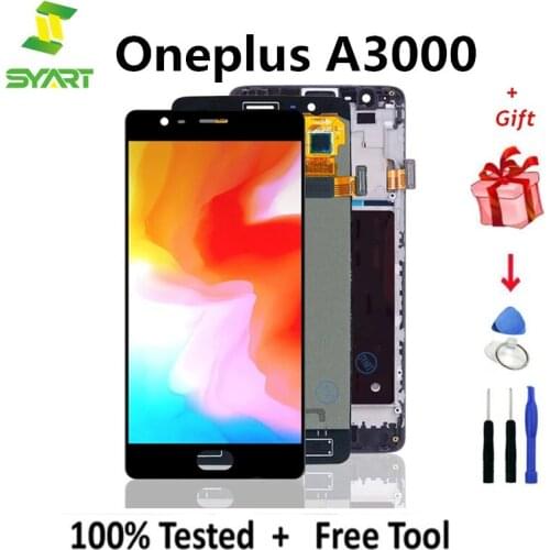 Amoled LCD Screen For Oneplus 3 3T 1+ A3000 A3010 5.5" LCD Display Touch Screen Assembly For OnePlus 3 3T LCD Screen