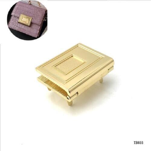 10 pieces / lot) luggage handbag hardware accessories zinc alloy die-cast oblique cross bag DIY repair hardware lock