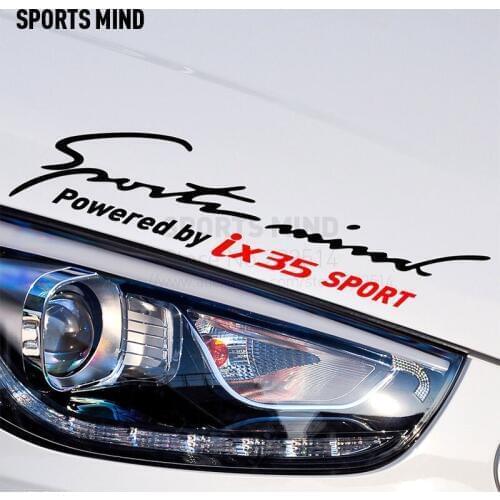 10 Pieces Sports Mind Car Styling On Car Lamp Eyebrow Automobiles Car Sticker For hyundai ix35 Car Decal exterior accessories