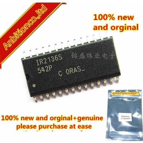 5pcs 100% new and orginal IR2136STRPBF IR2136S SOP28 3-PHASE BRIDGE DRIVER in stock