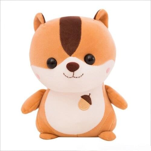 Squirrel Animal Dolls Soft Plush Toys High Quality Soft Lovely Birthyday Gift for Children