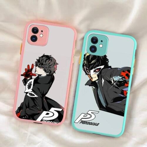 Yinuoda Persona 5 Take Your Heart Phone Case for iPhone X XR XS 7 8 Plus 11 12 pro MAX Translucent Matte Shockproof Case