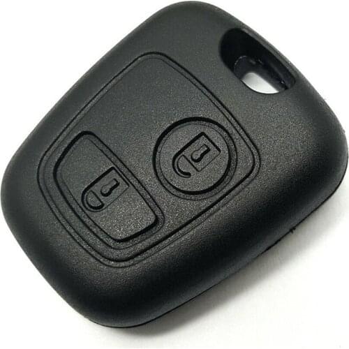 For CITROEN C1 C2 C3 Pluriel C4 C5 PEUGEOT Fob 2 BTN Case Exterior Parts Auto Replacement Parts Key Shell Remote Key Shell Fit