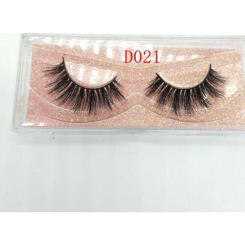 DL lashes mink eyelashes 3d mink lashes thick handmade full strip lashes cruelty free luxury mink lashes D021