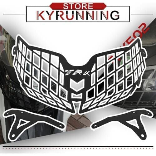 For BENELLI TRK502 TRK 502X 2017-2018 Motorcycle Accessories Headlight Guard Protector TRK 502 Headlight Grille Cover Protector