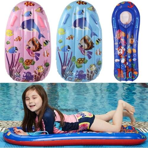 Float Board Swimming Plate Back Floating Safety Pool Inflatable Water Buoyancy Board Swimming Ring Water Ski Thickening Floatin