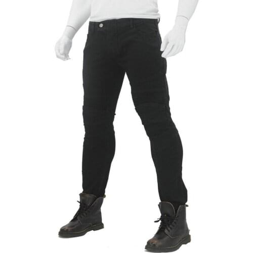 Jeans Casual Knee Pads Motorcycle Pants Denim Blue Pants Motorcycle Knee Pads Black Jeans Denim Casual Pants