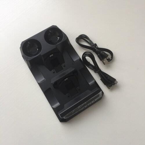 4 USB Charging Dock Station Storage Cooling Stand Charger 2 Fans for Playstation 4 PS4 Slim Pro PS VR PS Move Motion Controller