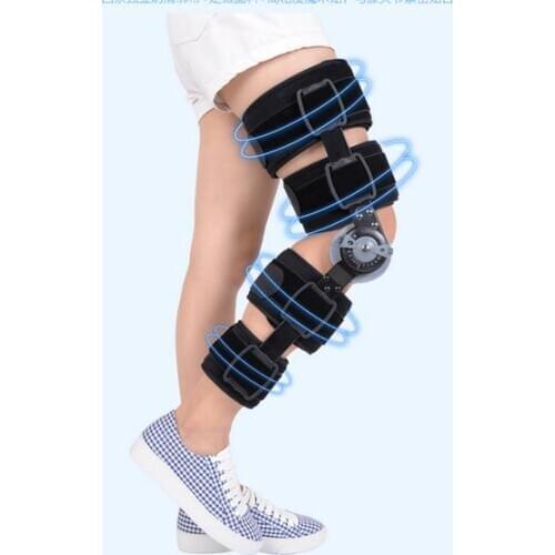 Adjustable knee joint meniscus knee rehabilitation equipment maintenance men and women with a fixed fractures knee ligament reco