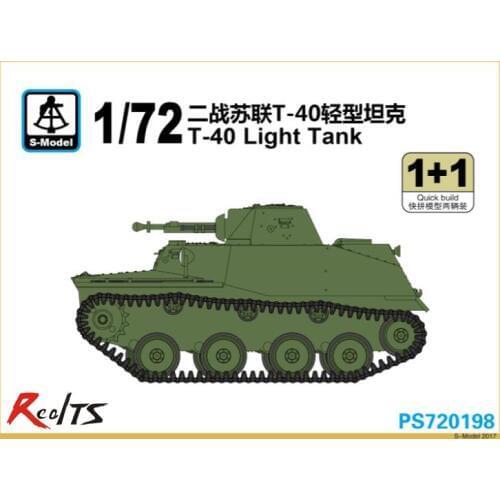 S-model PS720198 WWII 1/72 T-40 light tank
