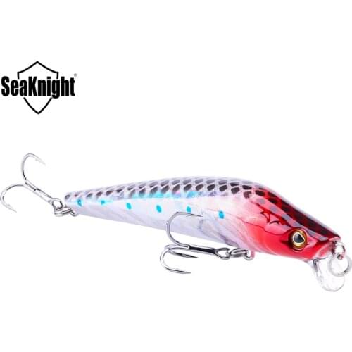 SeaKnight SK016 Minnow Fishing Lures Floating Wobblers 0-0.4M 95mm 10g Hard Bait Artificial Baits High Quality Fishing Tackle