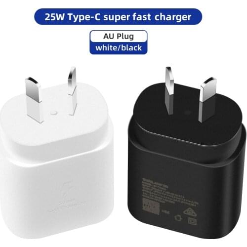 For Australia 25W Super Fast Charging Travel Charger EP-TA800PD Adapter For Samsung Galaxy Note20