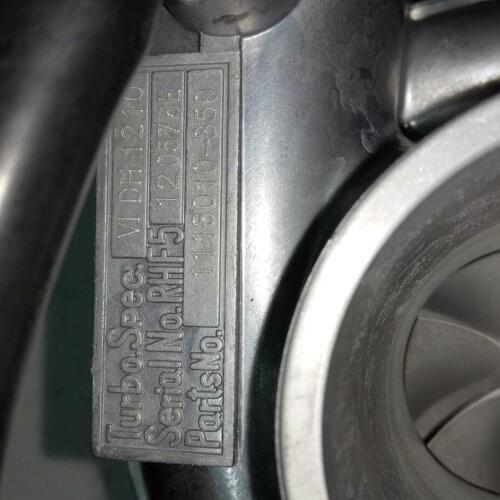 Xinyuchen turbocharger for NEW GENUINE RHF5 VIDH 1118010-850 8972400083 Turbo Turbocharger for ISUZU Qingling 600P NKR Diesel