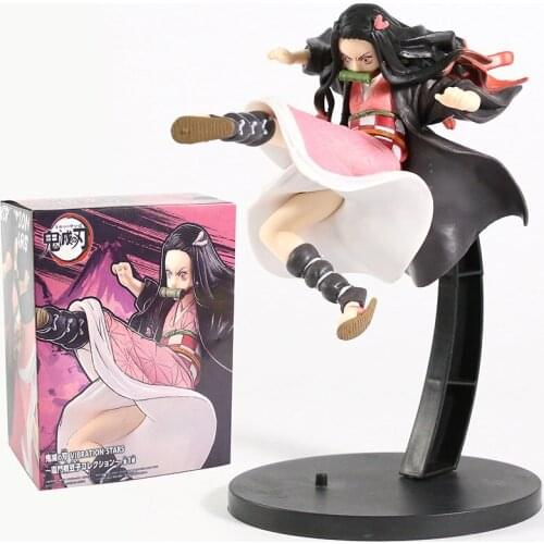 Vibration Stars Demon Slayer Kamado Tanjirou Nezuko PVC Figure Model Doll Toy Colletible Figurals