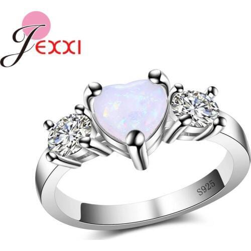 Cute Little Girl Wholesale New High Quality Engagement Rings 925 Sterling Silver AAA Zircon Trendy Rings For Women