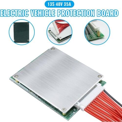 1pc 13 Series 35A 48V Li-ion Battery Integrated Circuit Board Durable Batterirs BMS PCB PCM Balance Boards