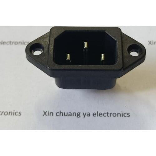 3PAC rectangular AC power socket connectors