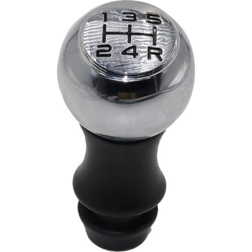 5 Speed Alloy MT Gear Shift Knob For Peugeot 106 206 207 306 307 407 408 508 807 Aluminum Alloy Black