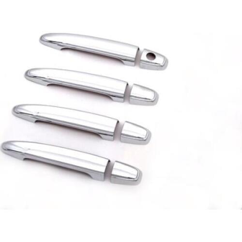 ABS chrome door handle cover trim decoration for Toyota Land Cruiser Prado FJ120 car accessories