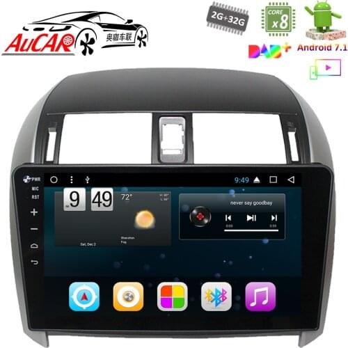 Android 7.1 10.1 inch GPS Navigation system for Toyota Corolla 2007 - 2013 Octa core 1024*600 Bluetooth GPS Radio WIFI 4G Stereo
