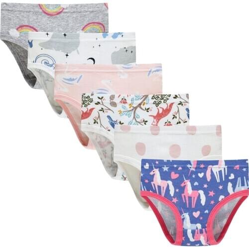 Benetia Girls Underwear Girl Cotton Panties kids Briefs Size 2t 3t 4t 5t 6t 7 soft and comfy breathable