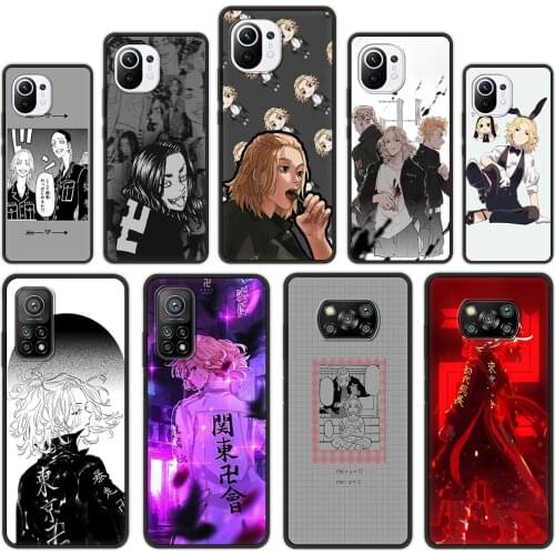Tokyo Revengers Fundas Shockproof Phone Case For Xiaomi Poco X3 NFC M3 Pro 9T 11 Note 10 10T Lite 5G Soft Cover Shell Coque TPU