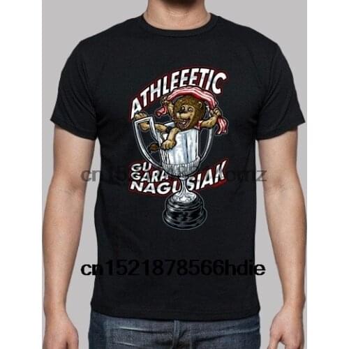 100% Cotton O-neck Custom Printed Tshirt Men T shirt bilbao athletic cup final 4 t-shirt Women T-Shirt