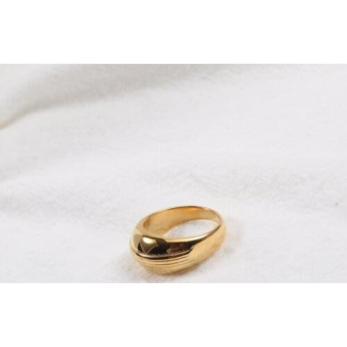 Stainless Steel Irregular Geometric Minimalist Finger Ring Designer Gift For Women Bohemian Gothic Style Accessories Jewelry