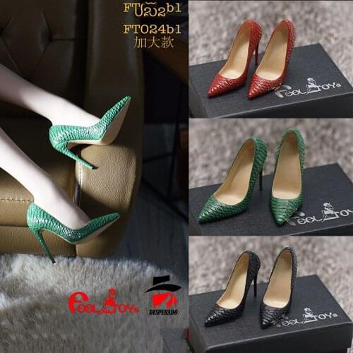 1/6 Feeltoys FT024 Big Feet High Heels Female Soldier Shoes Model Fit 12 inch Action Figure Body