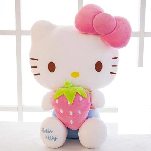 Hasbro Stuffed Animal Pillow Cat HelloKitty Plush Dolls Toy Lovely Plush Toys Christmas Gifts for Kids Girls